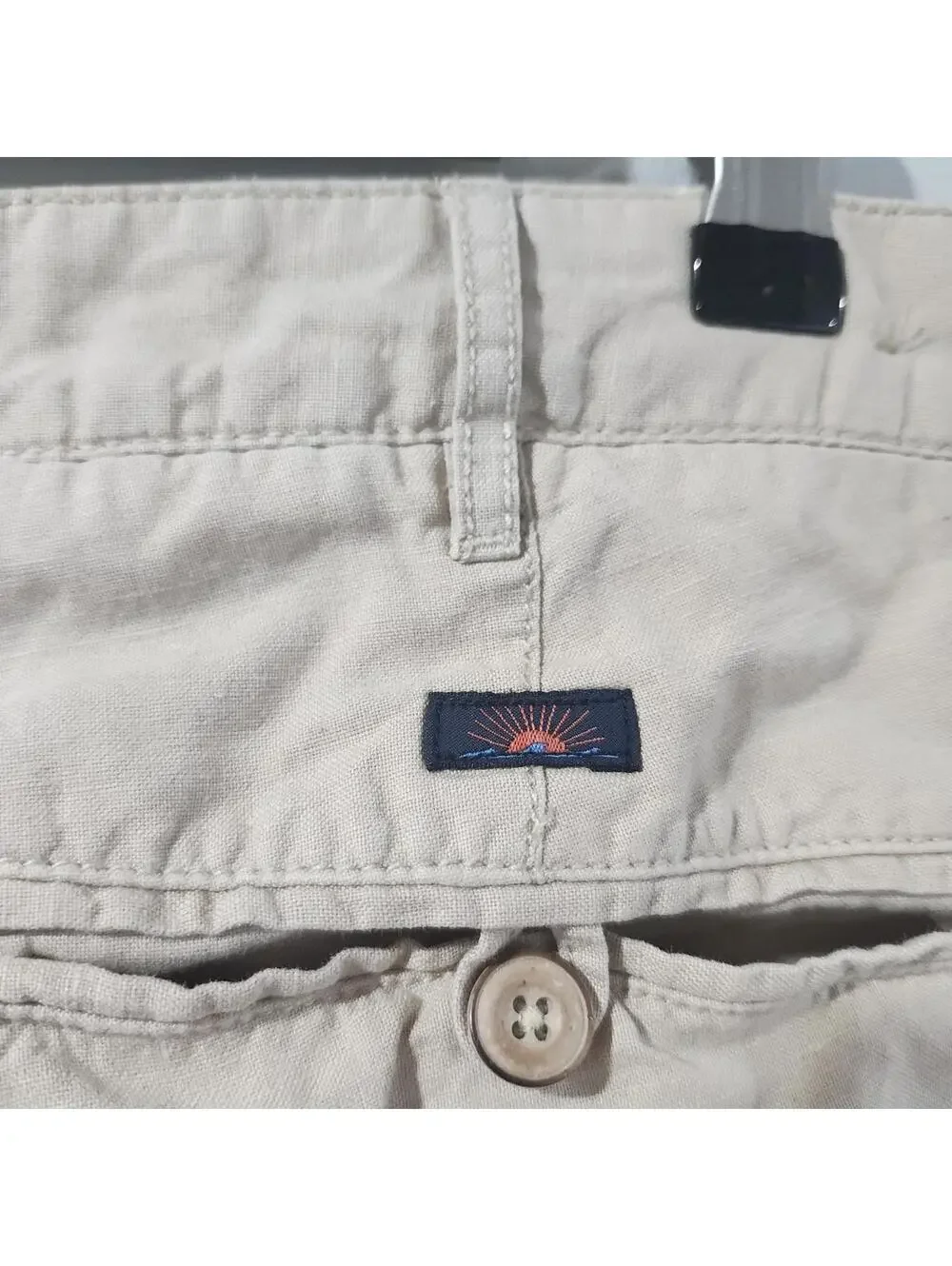 Faherty Shorts Linen Blend Chino Lightweight Outdoor Casual Golf Mens 36